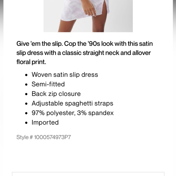 Purple Satin Slip Dress “The Ashley Dress” - Picture 4 of 6